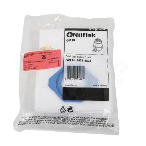 Nilfisk Genuine GM80P Fleece Filter Dustbags